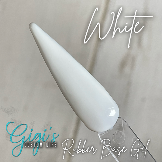White Rubber Base Gel