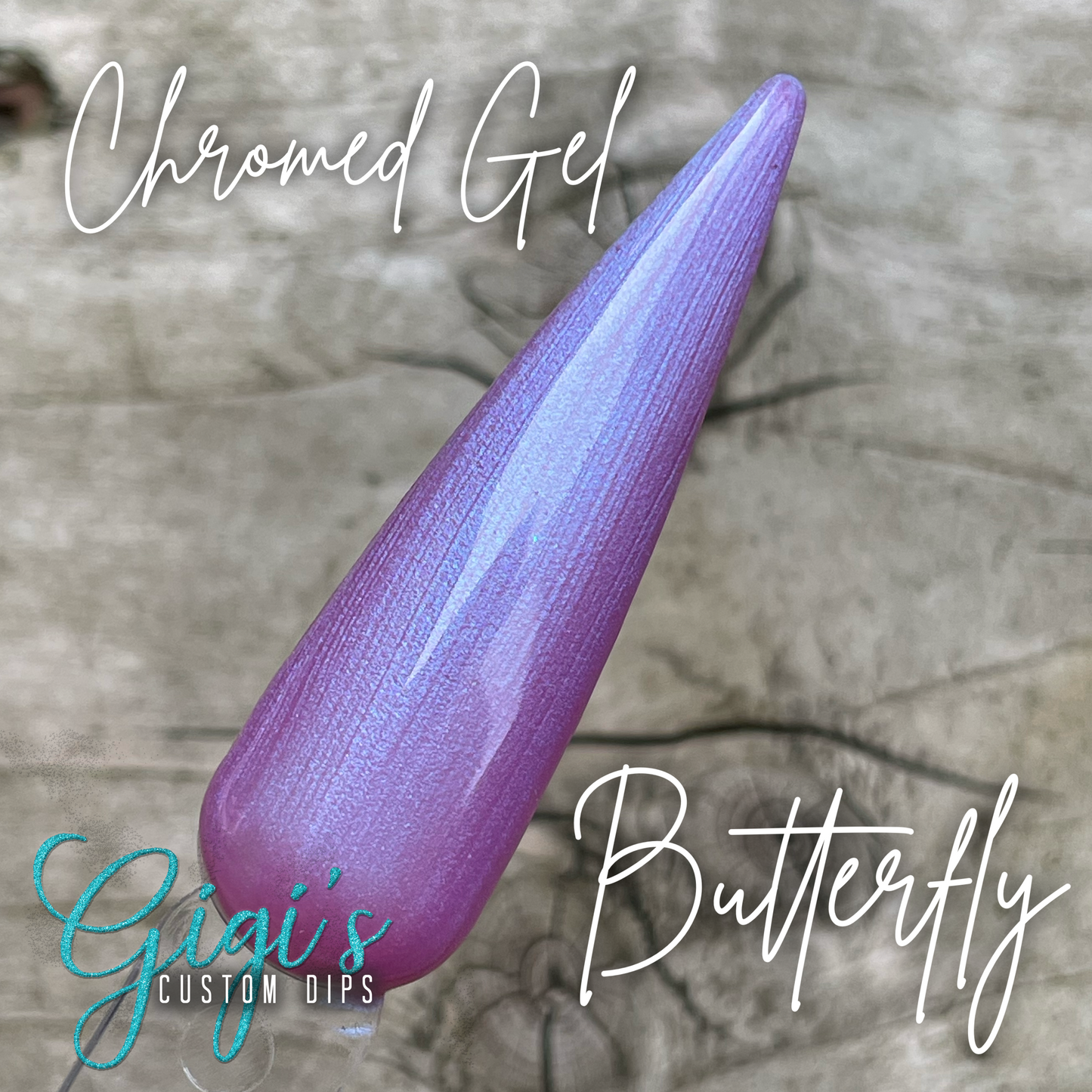 Butterfly Chromed Gel Polish