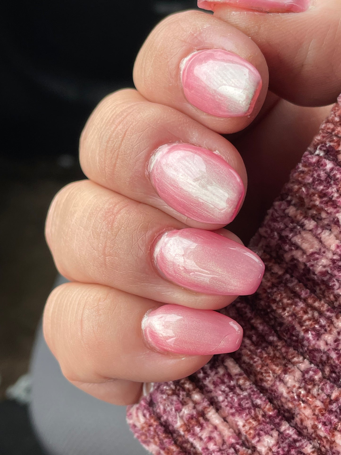 Peach Chromed Gel Polish