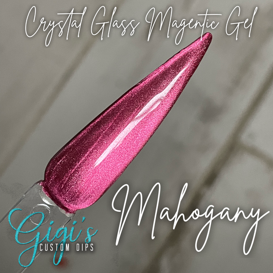 Mahogany Crystal Glass Magnetic Gel