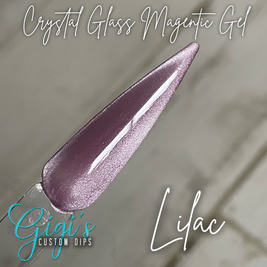Lilac Crystal Glass Magnetic Gel