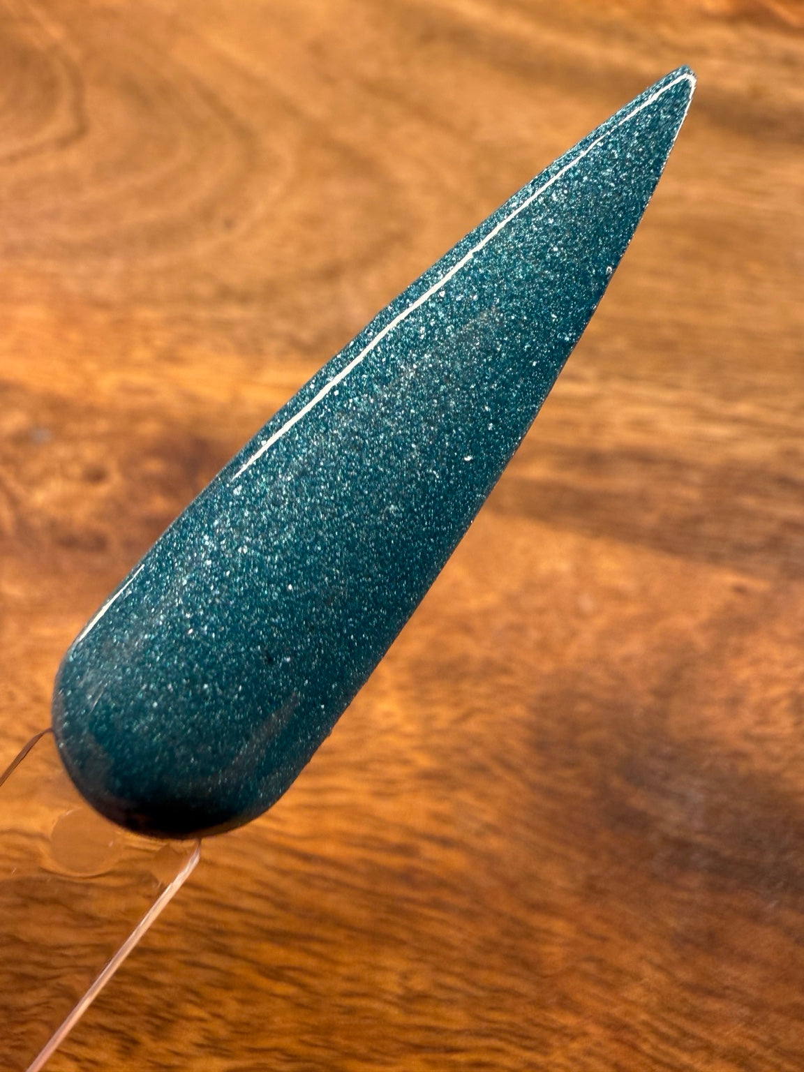 Shimmer Down custom dip powder swatch