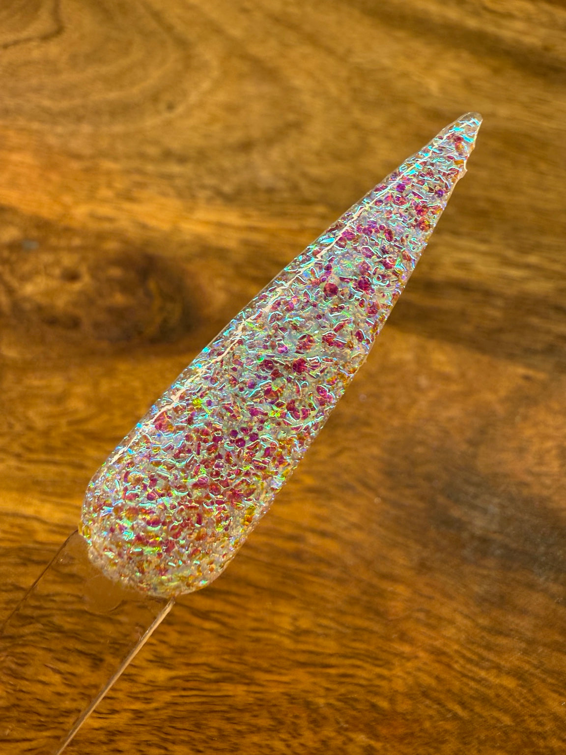 Petty Confetti dip powder swatch