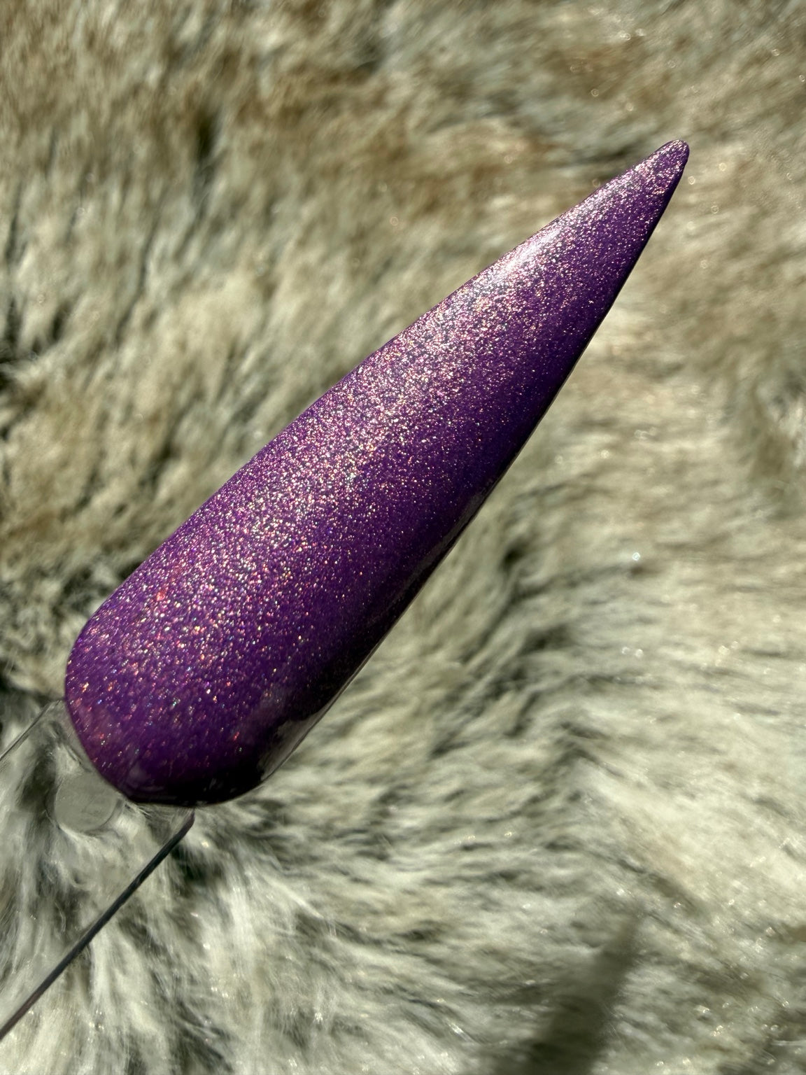Satin Dreams purple soft shimmer swatch