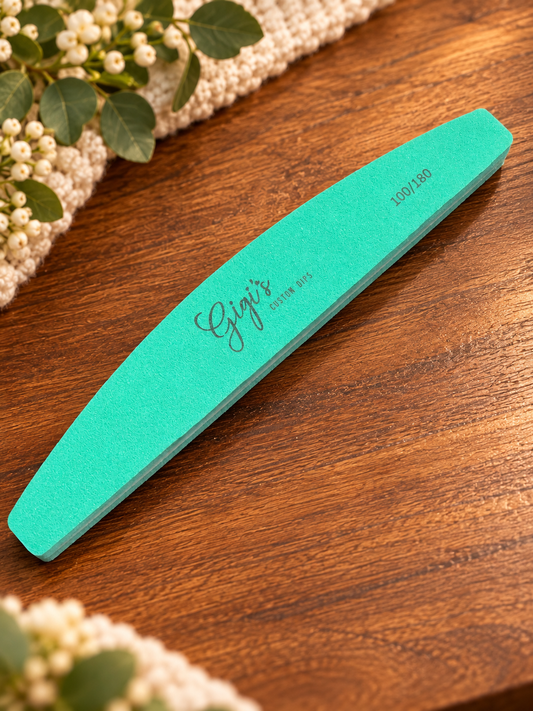 100/180 Gigi’s Boomerang Buffer styled product photo