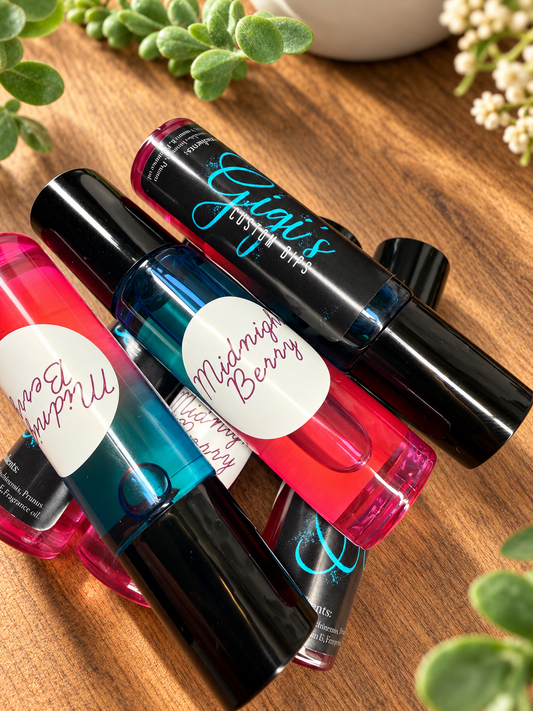Midnight Berry cuticle oil collection, alternate styled product photo