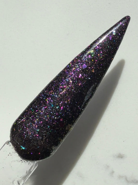 Left on Read purple magenta teal chameleon flake swatch