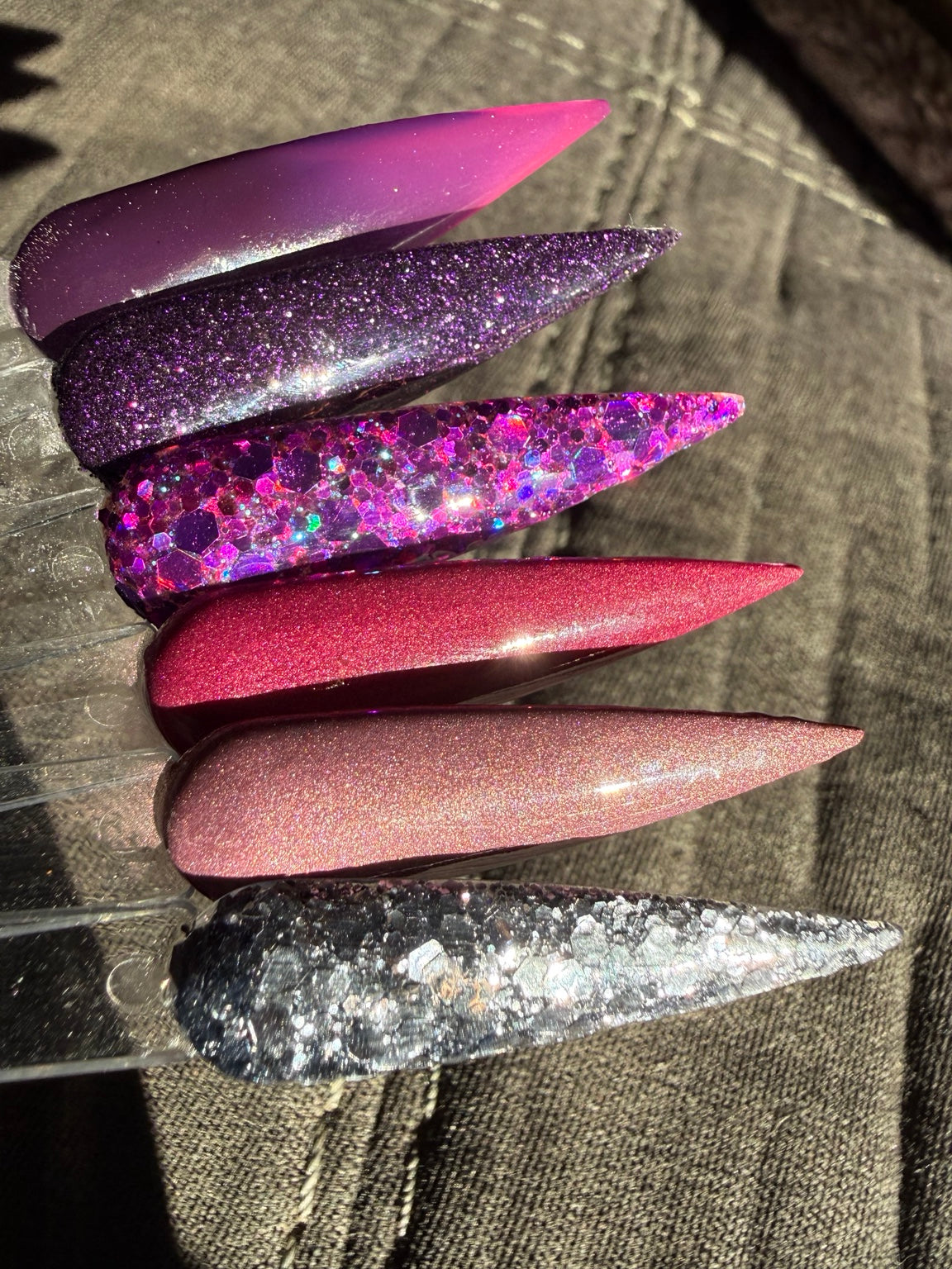 Witching Hour October Vibe Series full swatch lineup with flash