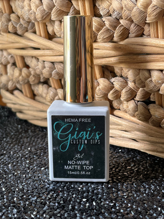 No-Wipe Matte Gel Top Coat