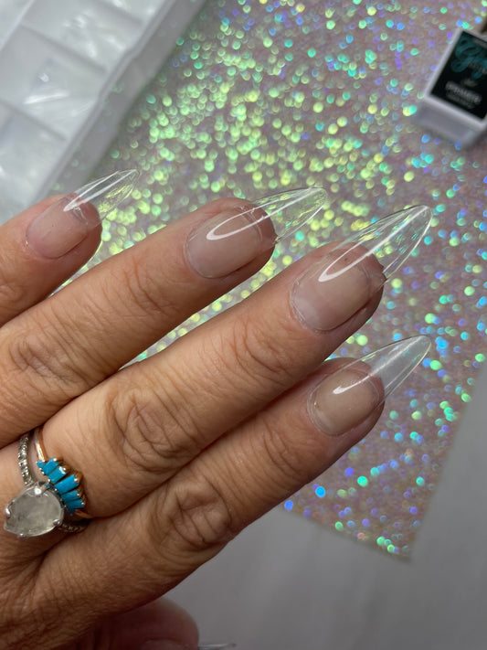 Short Stiletto Gelly Tips