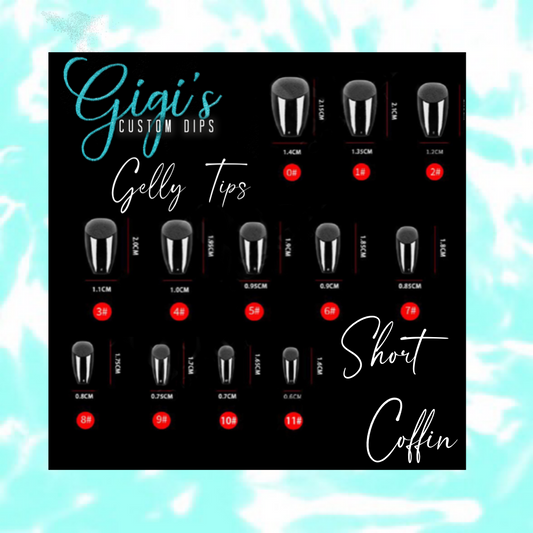 Short Coffin Gelly Tips