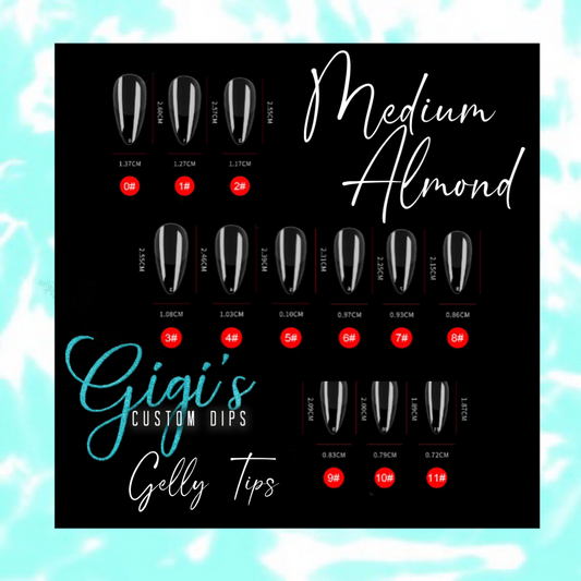 Medium Almond Gelly Tips